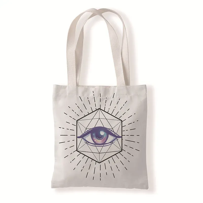 Women Fashion Indian Style Printed Canvas Tote Bag