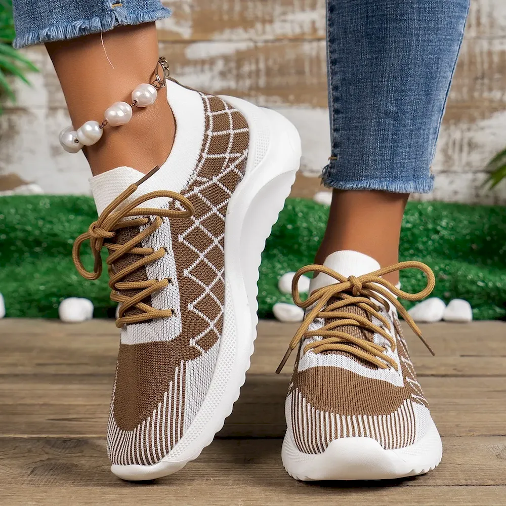Plus Size Women Casual Breathable Sneaker