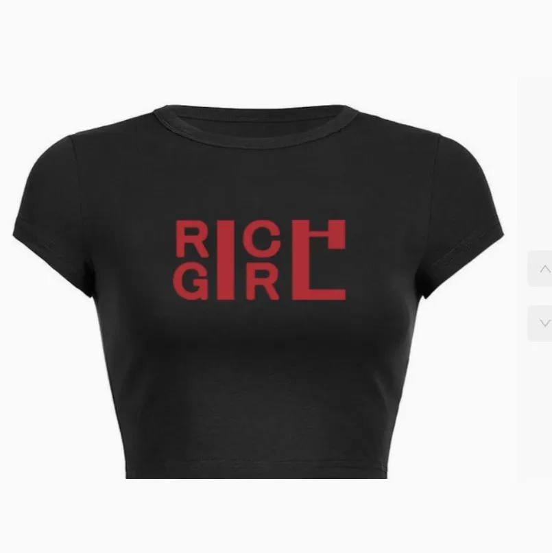 Women Fashion Sexy Letter Printed Short-Sleeve Slim-Fit T-Shirt