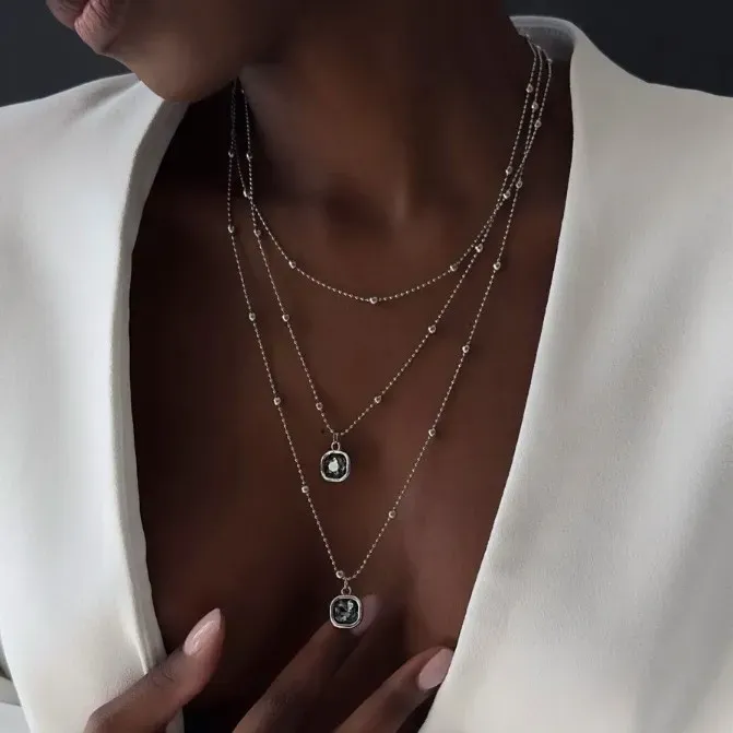 Wholesale Multilayer Beads Chain Women Necklace